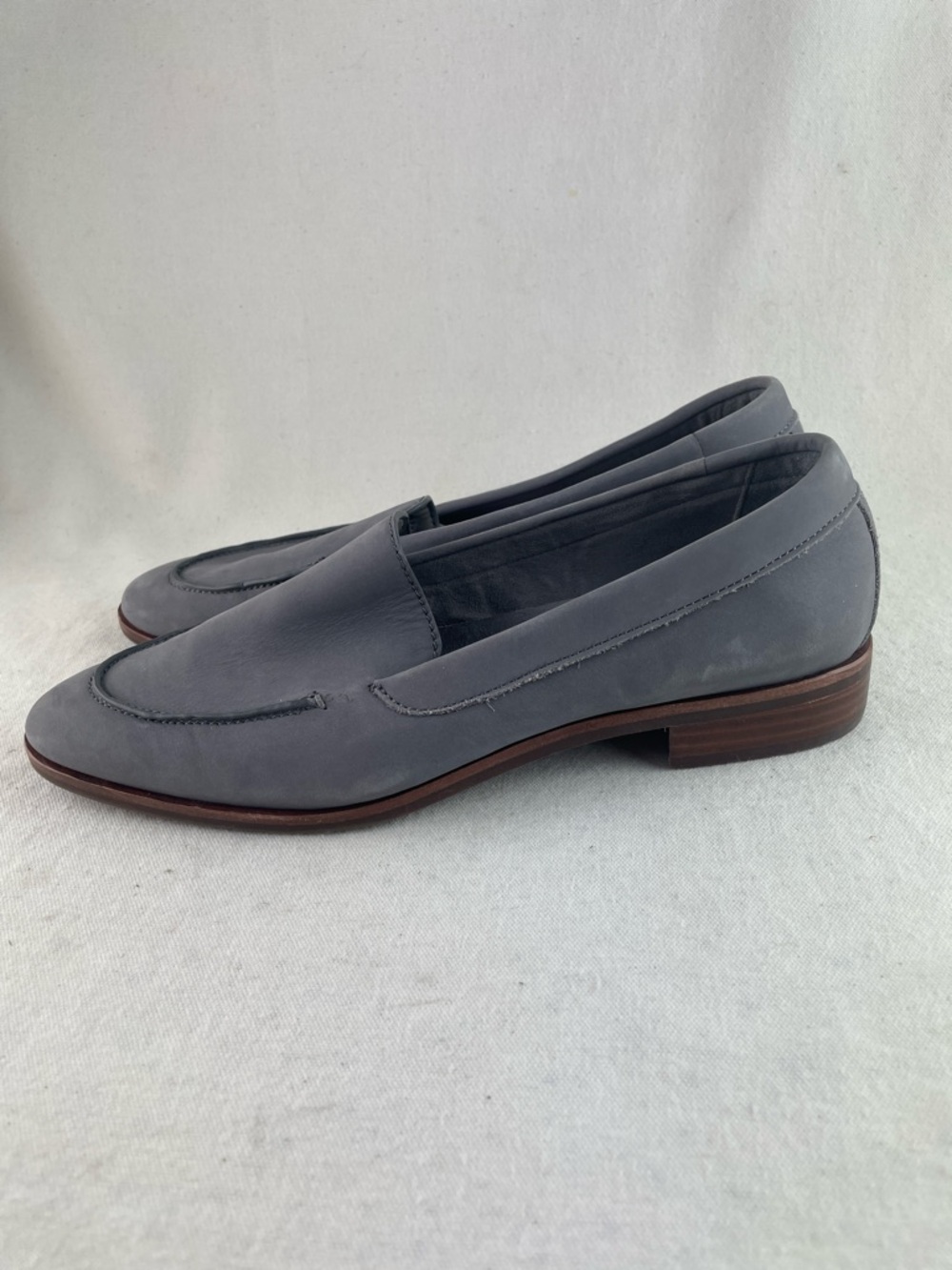 Aerosoles Gray Nubuck Slip-On Loafers Size 8.5 - Picture 7 of 12